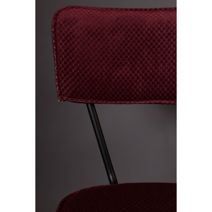 Стул Melonie бордовый Dutchbone 1100349 - Вид №7