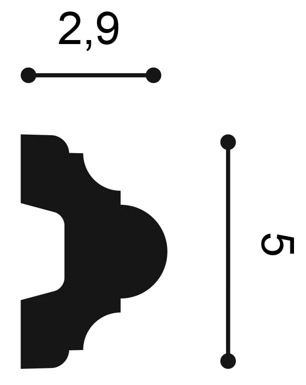 Планка Orac P4020 ARCH-00032045 - Вид №7