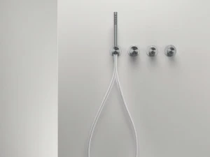 ZAZZERI Душевой комплект из нержавеющей стали на 4 отверстия с ручным душем Z316