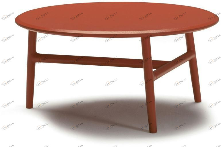 Sancal Круглый деревянный журнальный столик Nudo sun-id-1428685