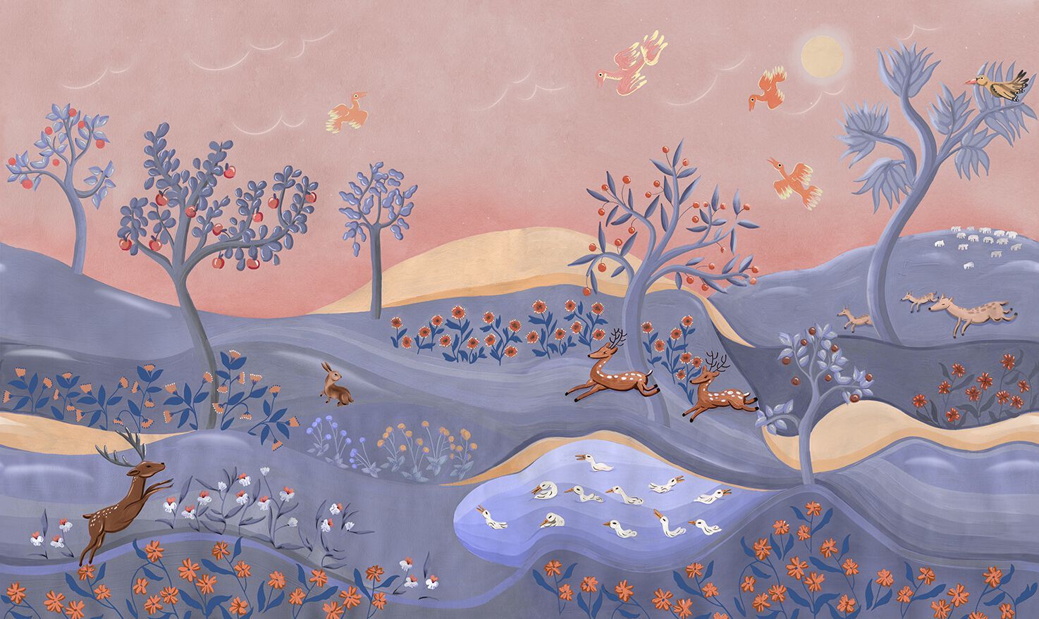 Обои с пейзажами Jannelli&Volpi PASTORALE ARCH-00083299 - Вид №3