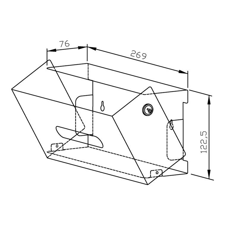 728520 Диспенсер для салфеток WP118 WAGNER_EWAR A-LINE Wagner Ewar  - Вид №1