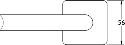 AVA 025 Штанга для полотенца 80 cm ELLUX Avantgarde - Вид №1