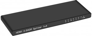 GL-VK4 разветвитель hdmi v2.0, 1x4, 4kx2k, ультратонкий корпус, серия greenline, Greenconnect