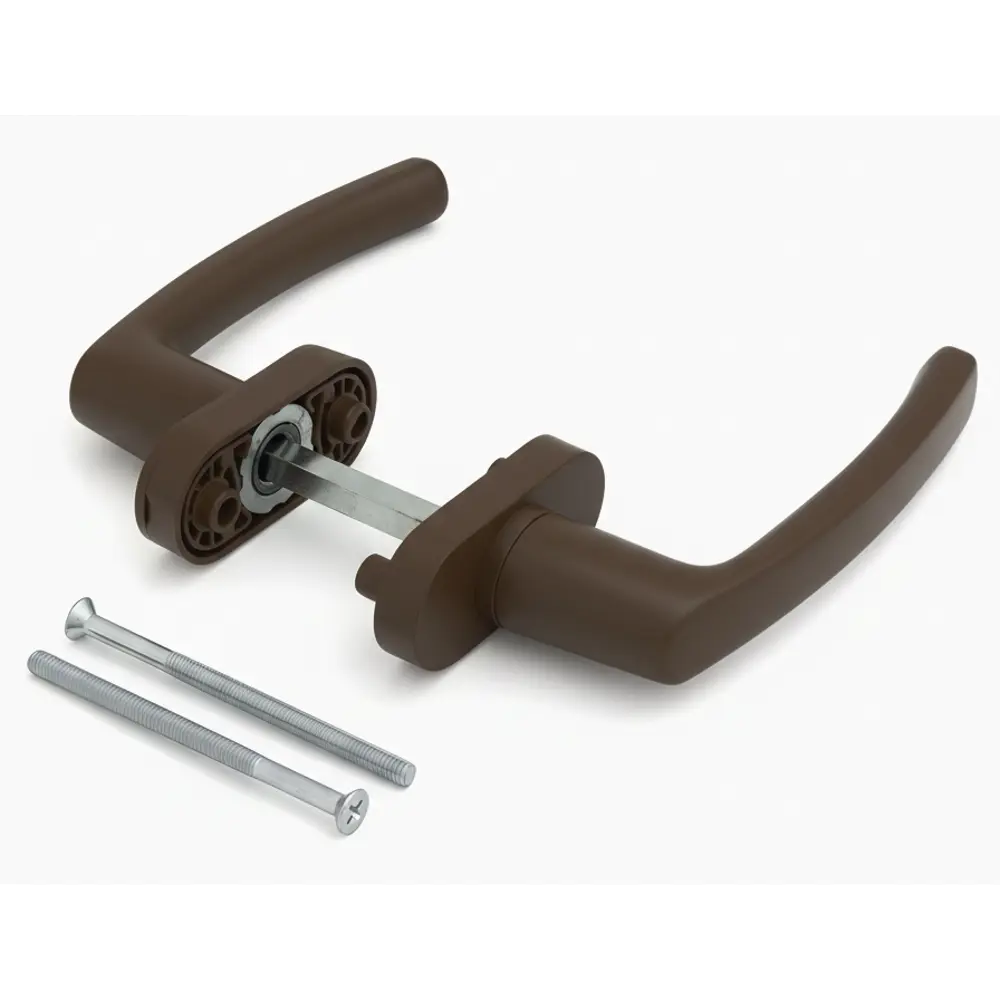 Ручка оконная MONLID металл цвет коричневый STLM-2159178