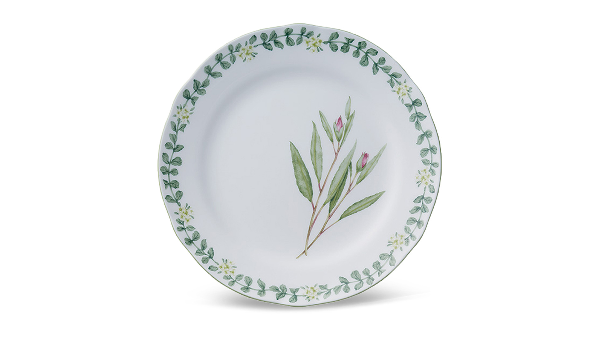 10665461 Noritake Набор из 6 тарелок обеденных Noritake "Английские травы" 27,5см Фарфор костяной  - Вид №1