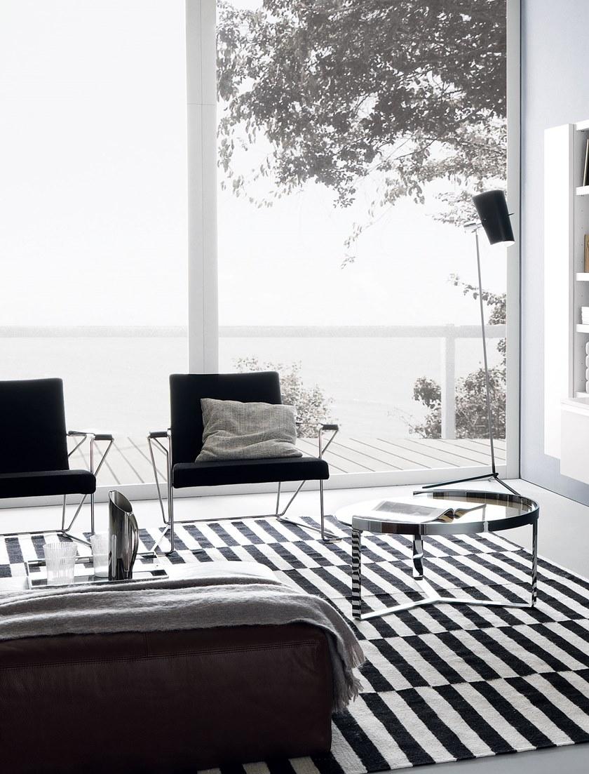 MisuraEmme Круглый журнальный столик из стали и стекла Atelier sun-id-1380414 - Вид №4