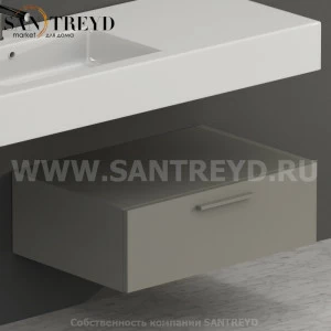 S07024CC2 Тумба с 1 ящиком 70 см серая Globo ARREDO WOOD Италия
