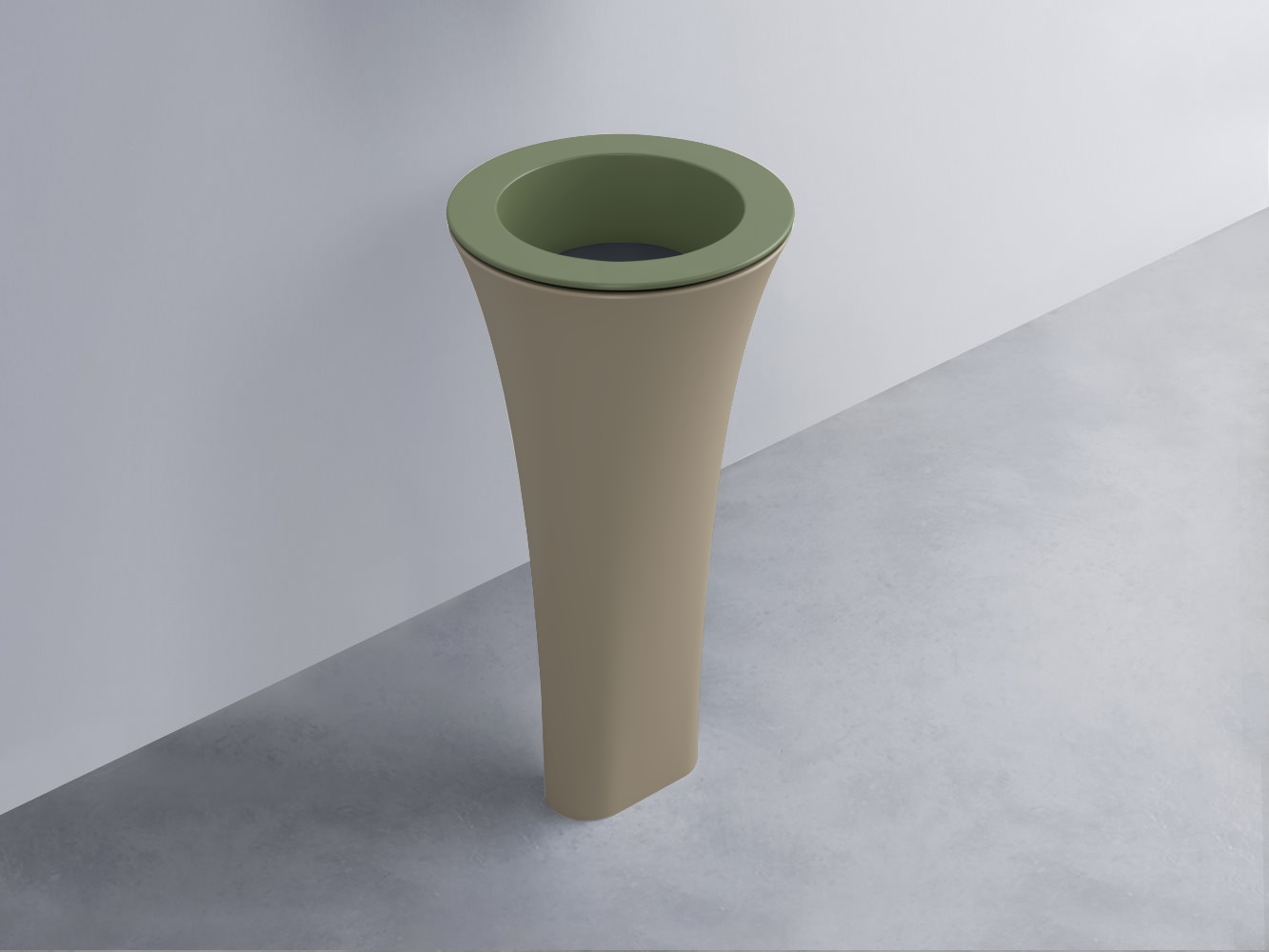 AMLA45-AG+AMPILT-BA+AMCOLT-AV Раковина Amedeo Tondo отдельностоящая cielo Enjoy + Amedeo Ceramica Cielo