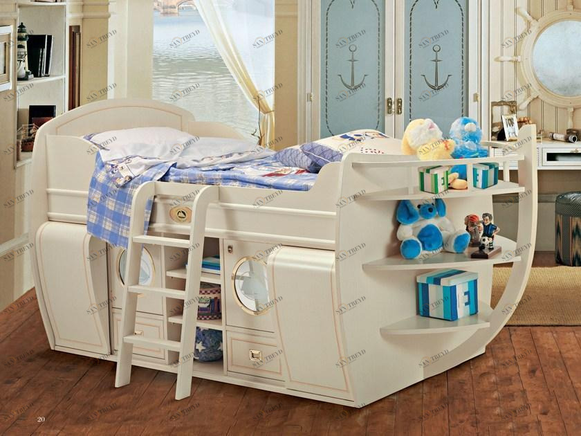 Caroti Односпальная кровать в морском стиле sun-id-1348783