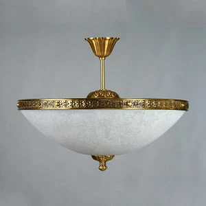 Потолочный светильник Ambiente Seville 02140/50 PL AB AMBIENTE ДИЗАЙНЕРСКИЕ, SEVILLE 201277 Белый;золото