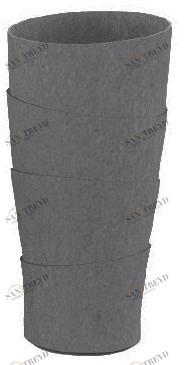 SWISSPEARL Italia Высокий садовый горшок из бетона Softline sun-id-1358055