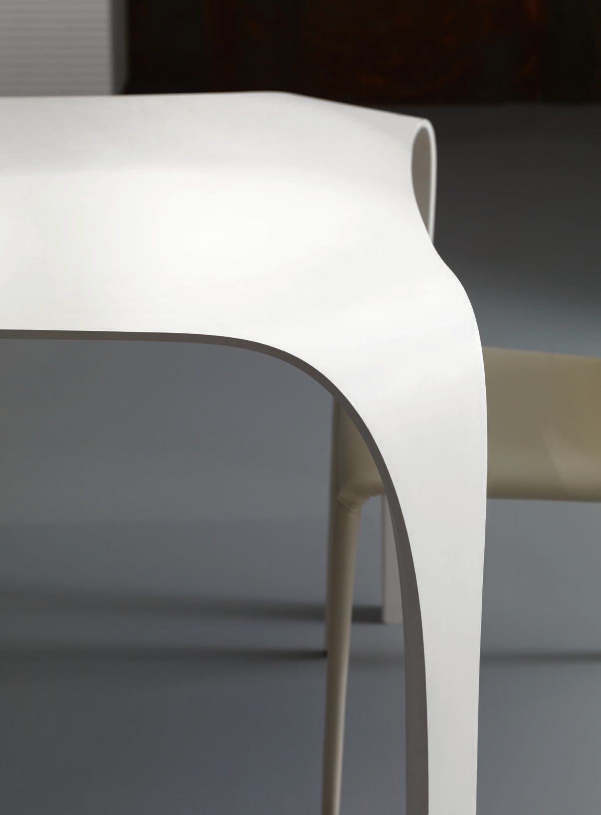 Прямоугольный кухонный стол из Tecnoril® RIFLESSI уникальный ARCH-00000375 - Вид №2