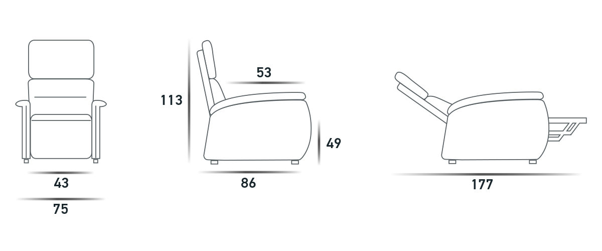 Кресло-Подъемник Lift-Relax 2 Motori  Spaziorelaxitalia  Rossini Rossini Lift-Relax 2 Motori  - Вид №4