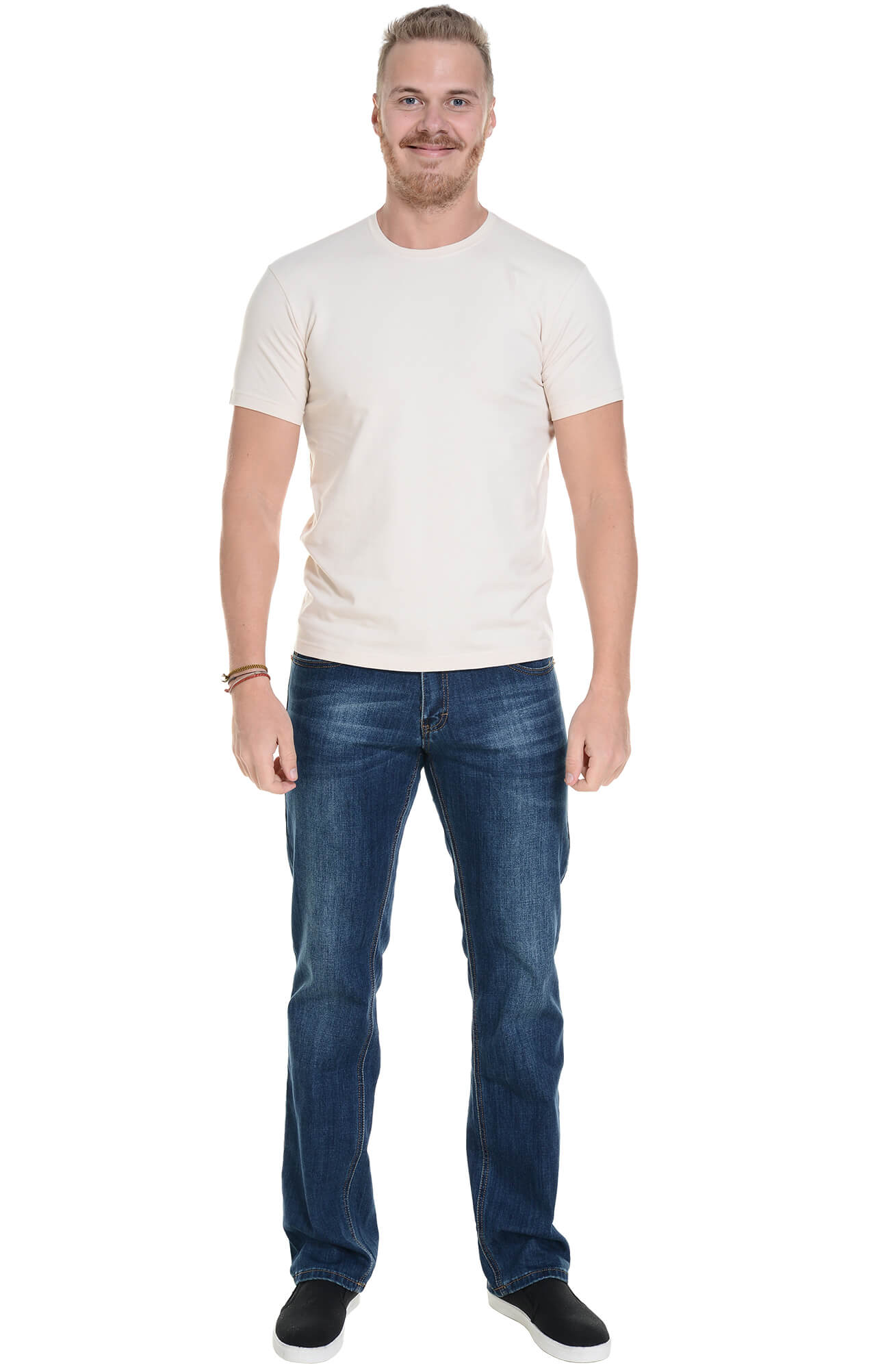 62067 Футболка мужская бежевая LUXE  Одежда для официантов  размер M  - Вид №5