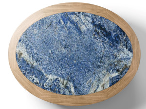 Oval coffee table