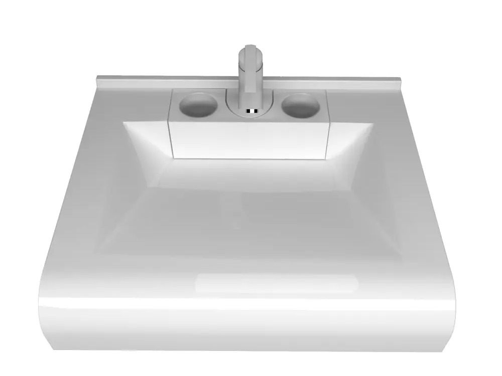 91517752 Раковина Stella Polar Корини SP-00001059 над стиральной машиной 60см цвет белый STLM-0983143