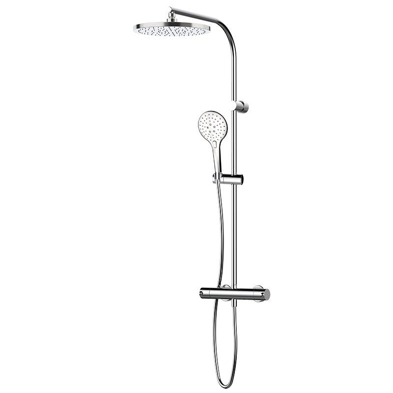 47425470XL PREMIUM Chrome Мужской душ термостатический с колонкой Хром GRB MIXERS 