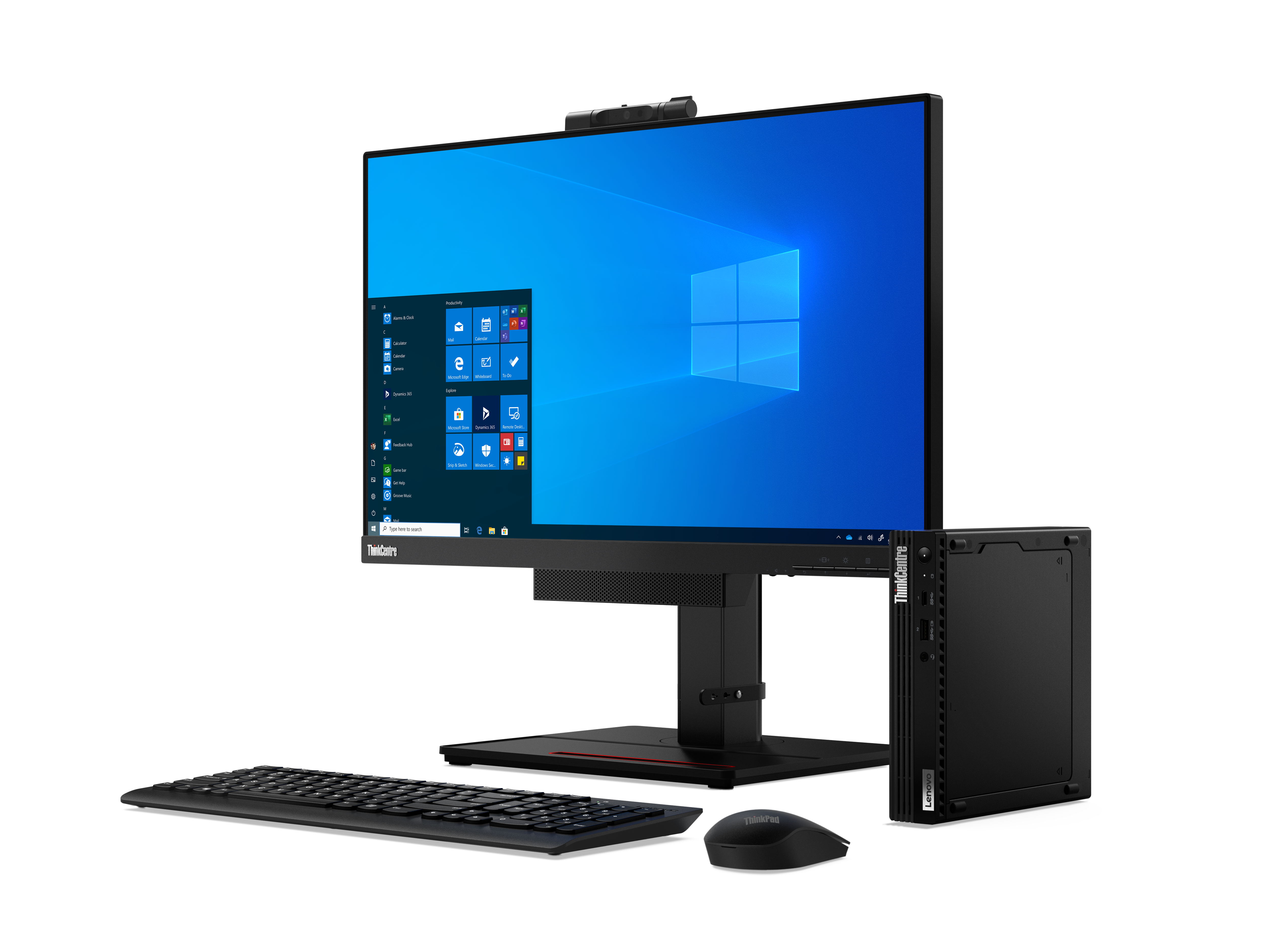 11JJ003BRU tiny m75q-2 ryzen_7_pro_4750ge 16gb 512gb_m.2 int radeon nodvd 2x2ac+bt usb kb&mouse w10_p64-rus 3y on-site Lenovo Santreyd  - Вид №7