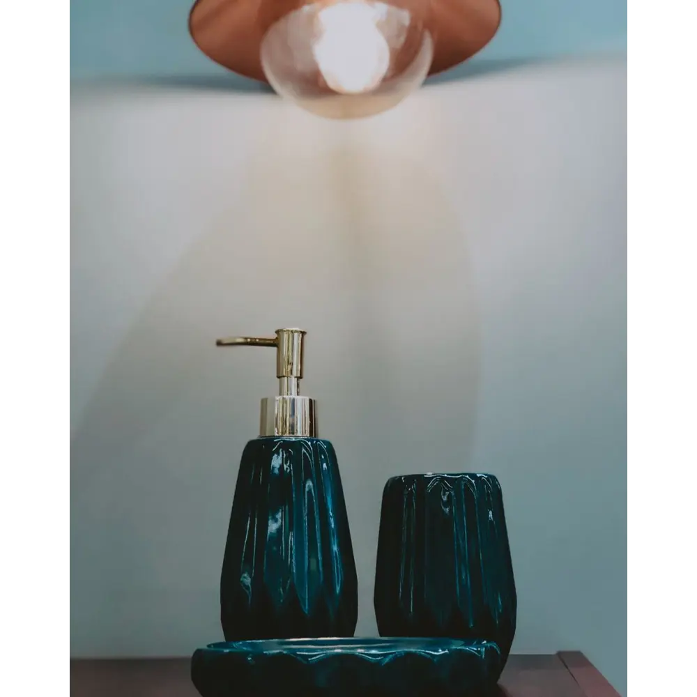 Мыльница Emerald керамика цвет изумрудный PROFFI HOME STLM-2163156 - Вид №4