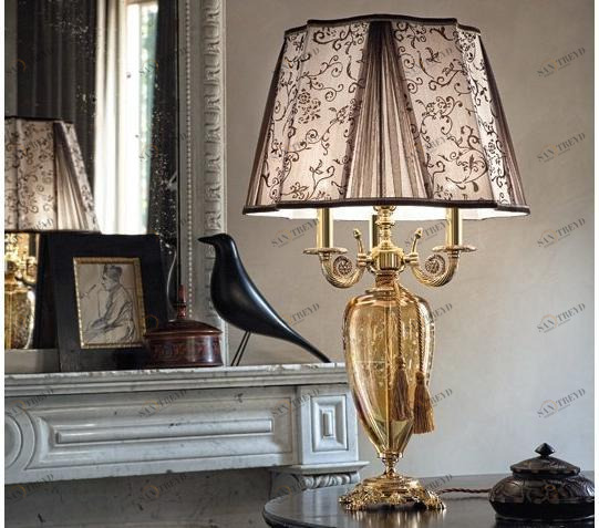 Euroluce Lampadari Настольная лампа из латуни Aida sun-id-1485262