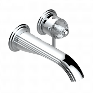 E53-6541B Trim only for Built-in basin mixer with spout (two x 1/2'' inlets and one 1/2'' outlet), without waste Thg-paris Najem Покрытие PVD матовый никель