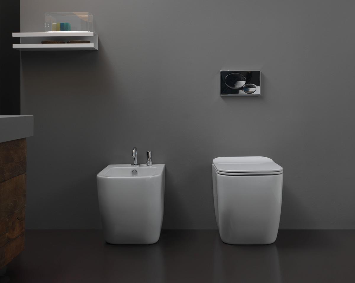 BRBI0121 Напольное биде приставное GSG CERAMIC BRIO - Вид №3