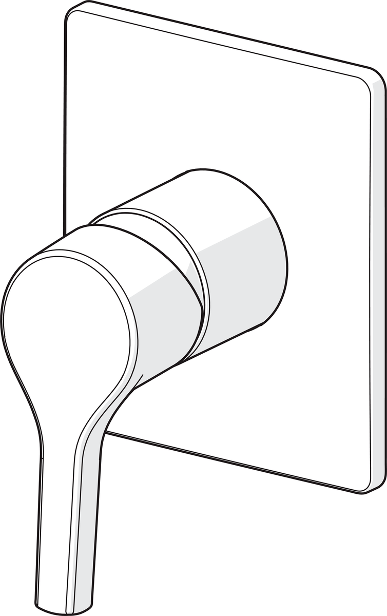 Oras 3985H Панель смесителя для душа 3985H Saga Style Хром  - Вид №2