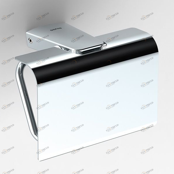 Sonia Держатель туалетной бумаги с крышкой настенный S6-Zen Хром 161034