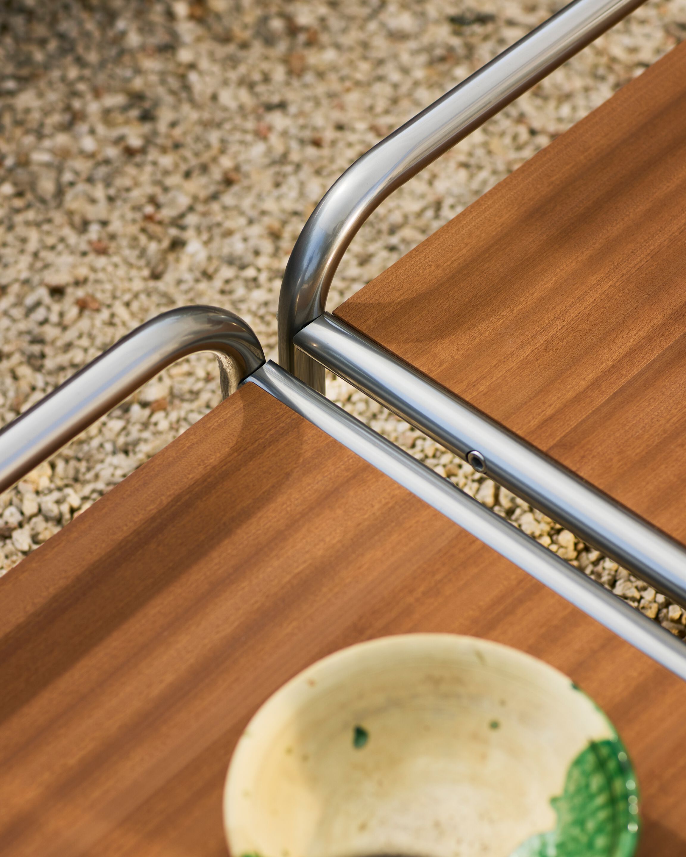 Прямоугольный стол из стали и дерева Exteta строка ARCH-00073126 - Вид №6