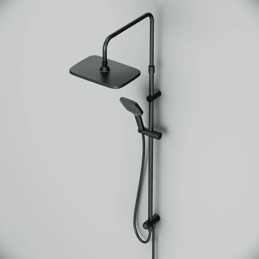 Душевая система AM.PM Flash — стильный черный душ с тремя режимами 89346518 STLM-0997262 - Вид №9