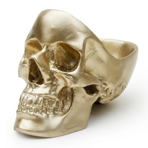 SK TIDYSKULL3 Органайзер для мелочей skull, золотой Suck UK