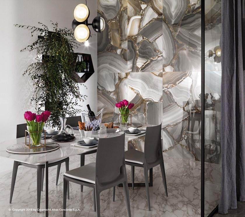 Atlas Concorde Белая плитка для стен с эффектом мрамора Marvel edge sun-id-1389286 - Вид №35