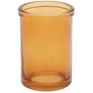 Стакан для зубных щёток Raindrops «Янтарь» стекло цвет янтарный