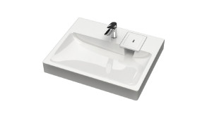 90827088 Раковина на стиральную машину V53D1 59см Rossi STLM-0401203 GREENSTONE