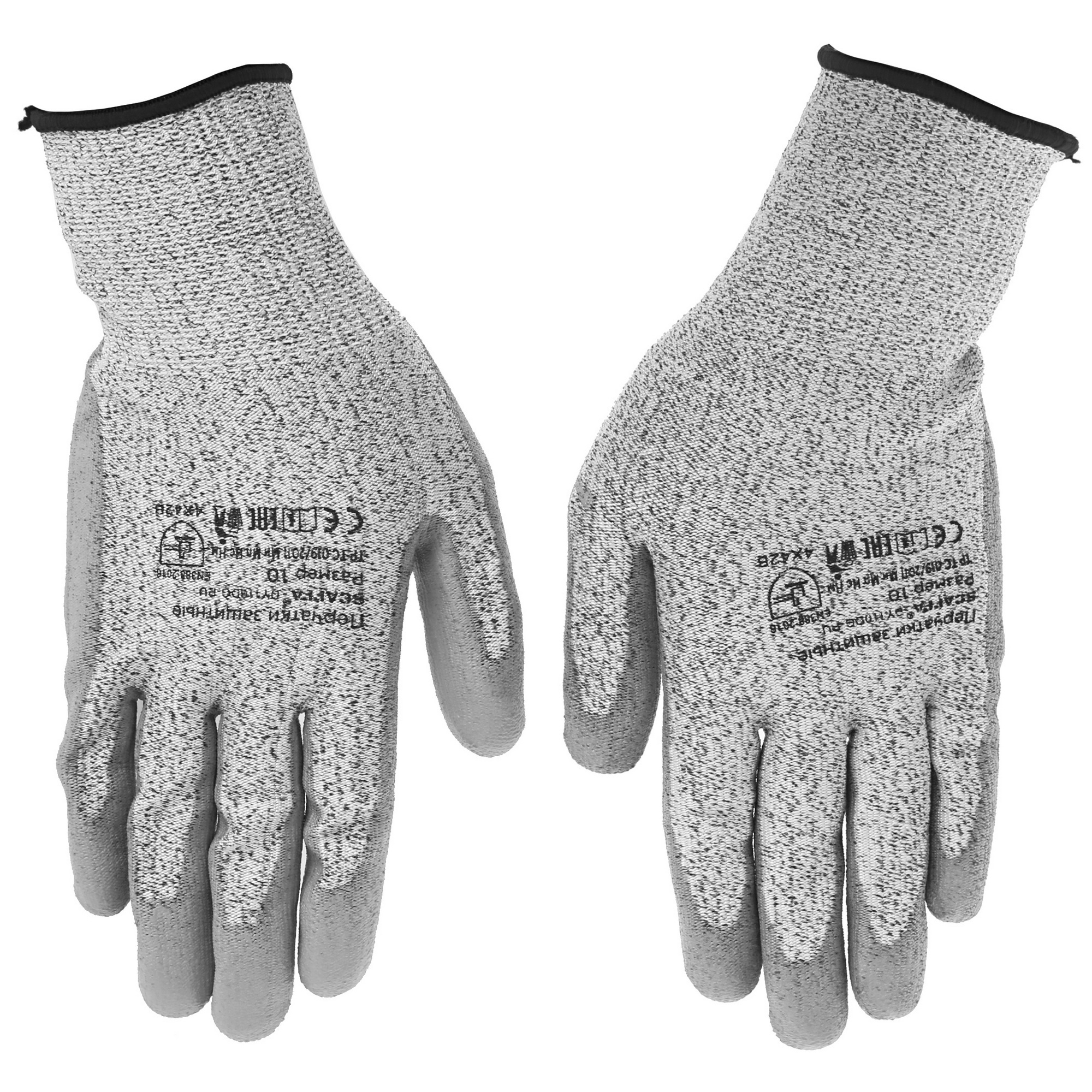 Перчатки трикотажные Scaffa DY110DG-PU-10 4811057 STDN-0049210