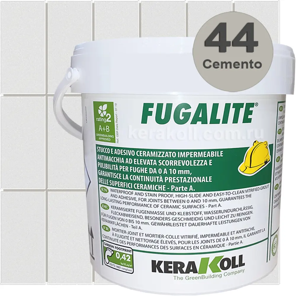90813203 Затирка эпоксидная Kerakoll Fugalite Цвет 44 Cemento 3 кг STLM-0946040