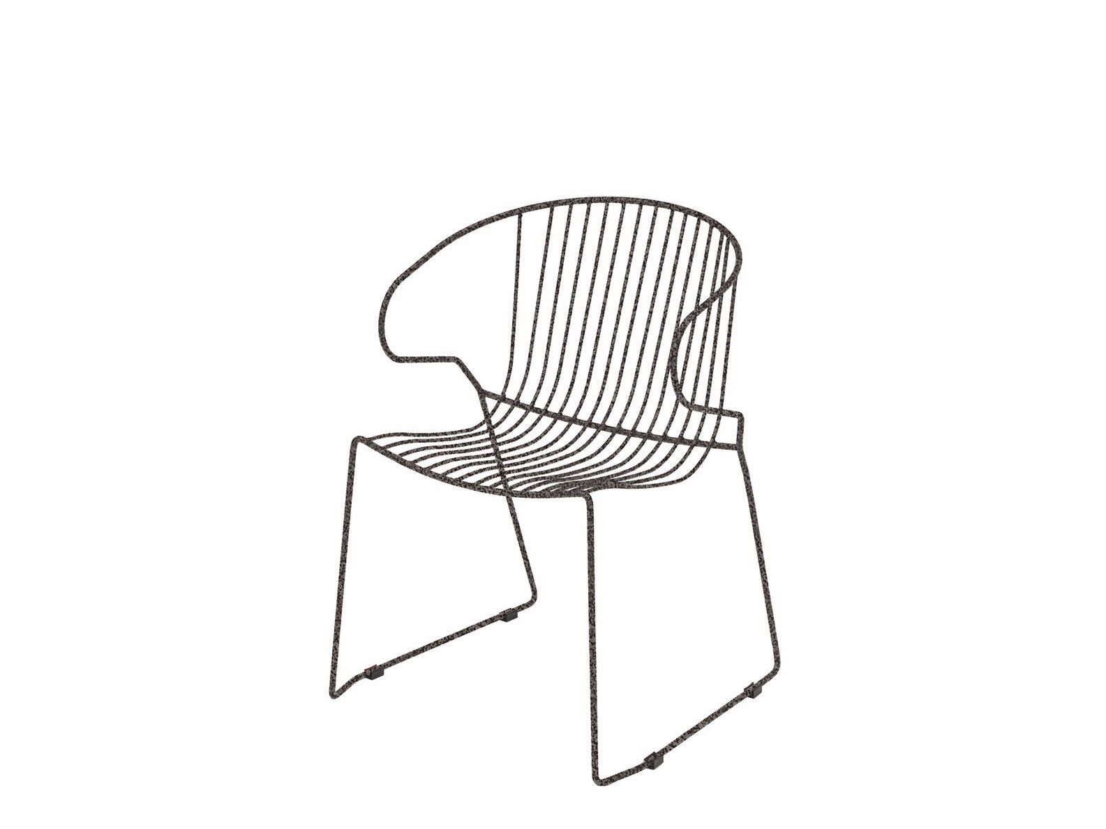 Штабелируемый стальной стул с подлокотниками iSimar Bolonia ARCH-00107047 - Вид №83