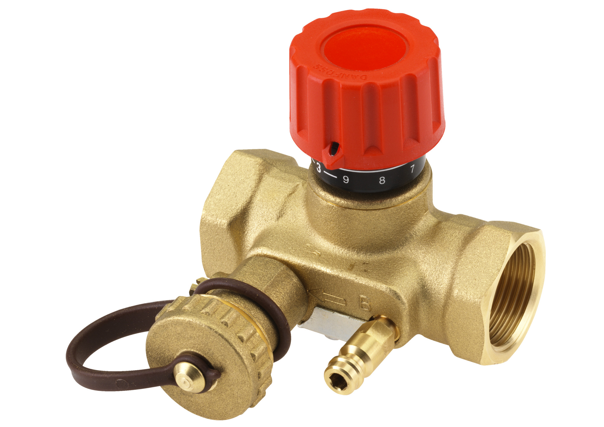 Danfoss Ручной балансировочный клапан MNT с внутренней резьбой MNT Клапан балансировочный DN 32 003Z2334  - Вид №8