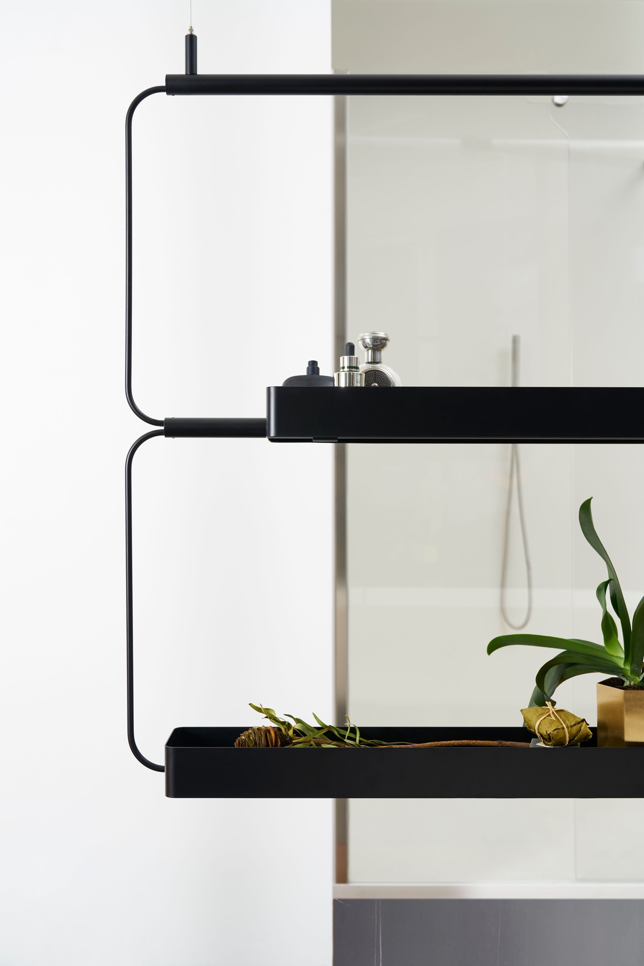 Зеркало с полкой для ванной комнаты Ex.T обнаженная ARCH-00098929 - Вид №10