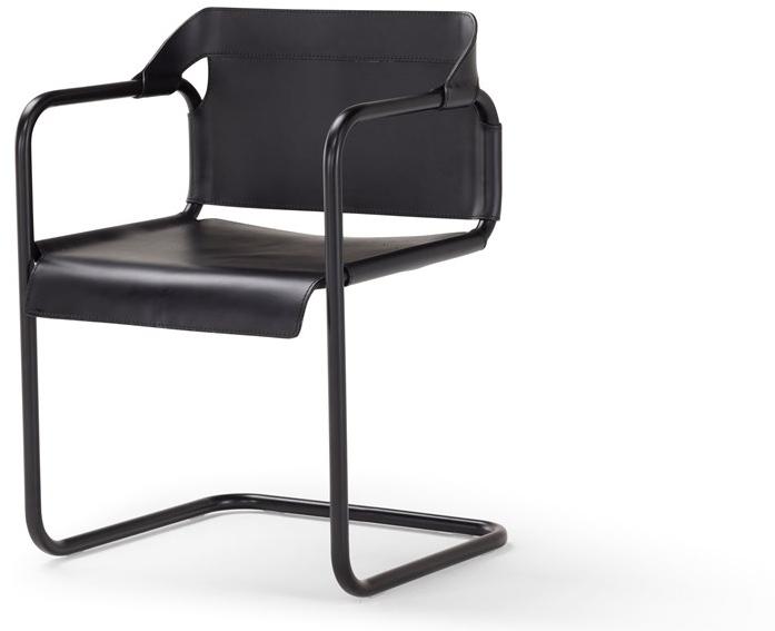 AMURA Консольное кожаное кресло с подлокотниками  Am016.010  - Вид №2