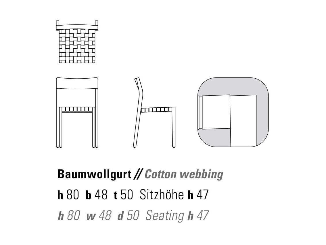Деревянный штабелируемый стул ZEITRAUM сидеть ARCH-00086917 - Вид №11