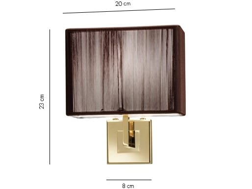 Шелковый настенный светильник с фиксированной рукояткой AXOLIGHT Clavius ARCH-00029379 - Вид №3