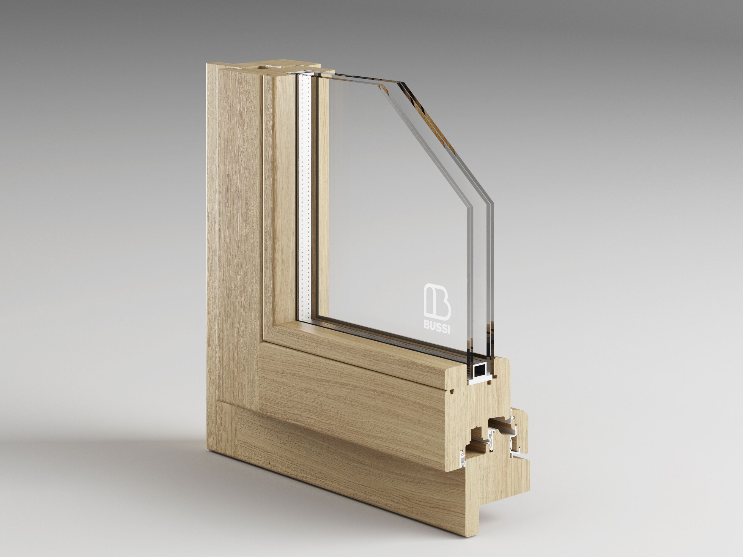 Деревянные окна Bussi LEGNO 78 ARCH-00098757
