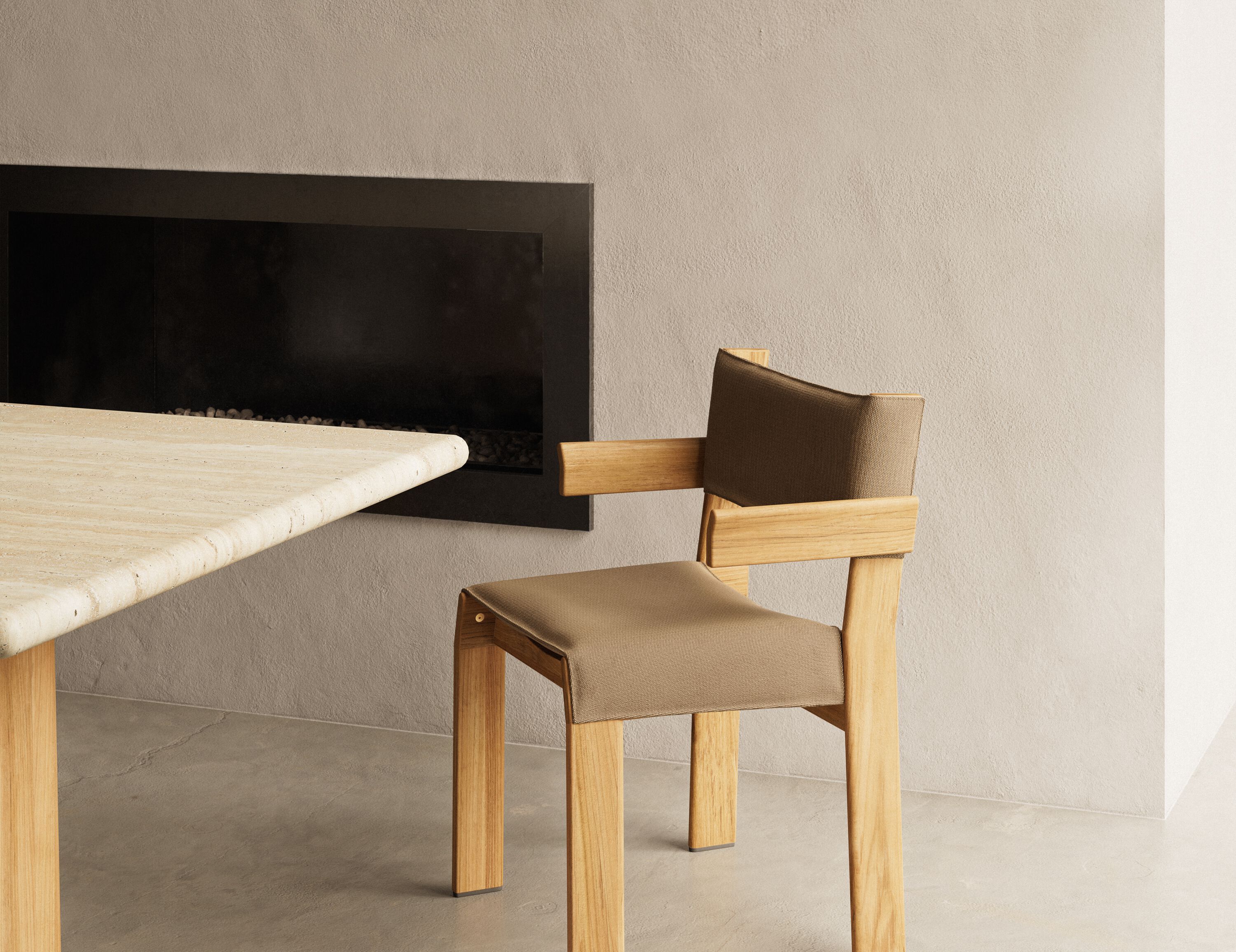 Алюминиевый стул с подлокотниками Kettal группа ARCH-00019928 - Вид №2