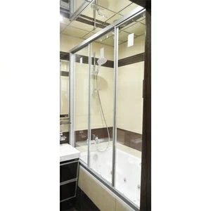 Шторка на ванну 190x150 GV-403A прозрачное стекло GUTEWETTER PRACTIC PART