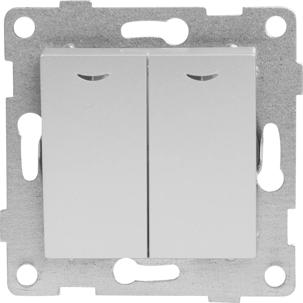 GUSI Electric — встраиваемый выключатель с индикацией для двух цепей освещения 83864227 Ugra STLM-0045162 - Вид №1