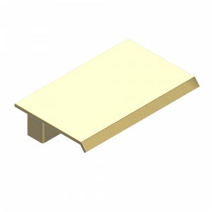 A38-29NIA/B Излив водопадный устанавливаемый на борту ванны 300 мм Thg-paris Niagara Золото