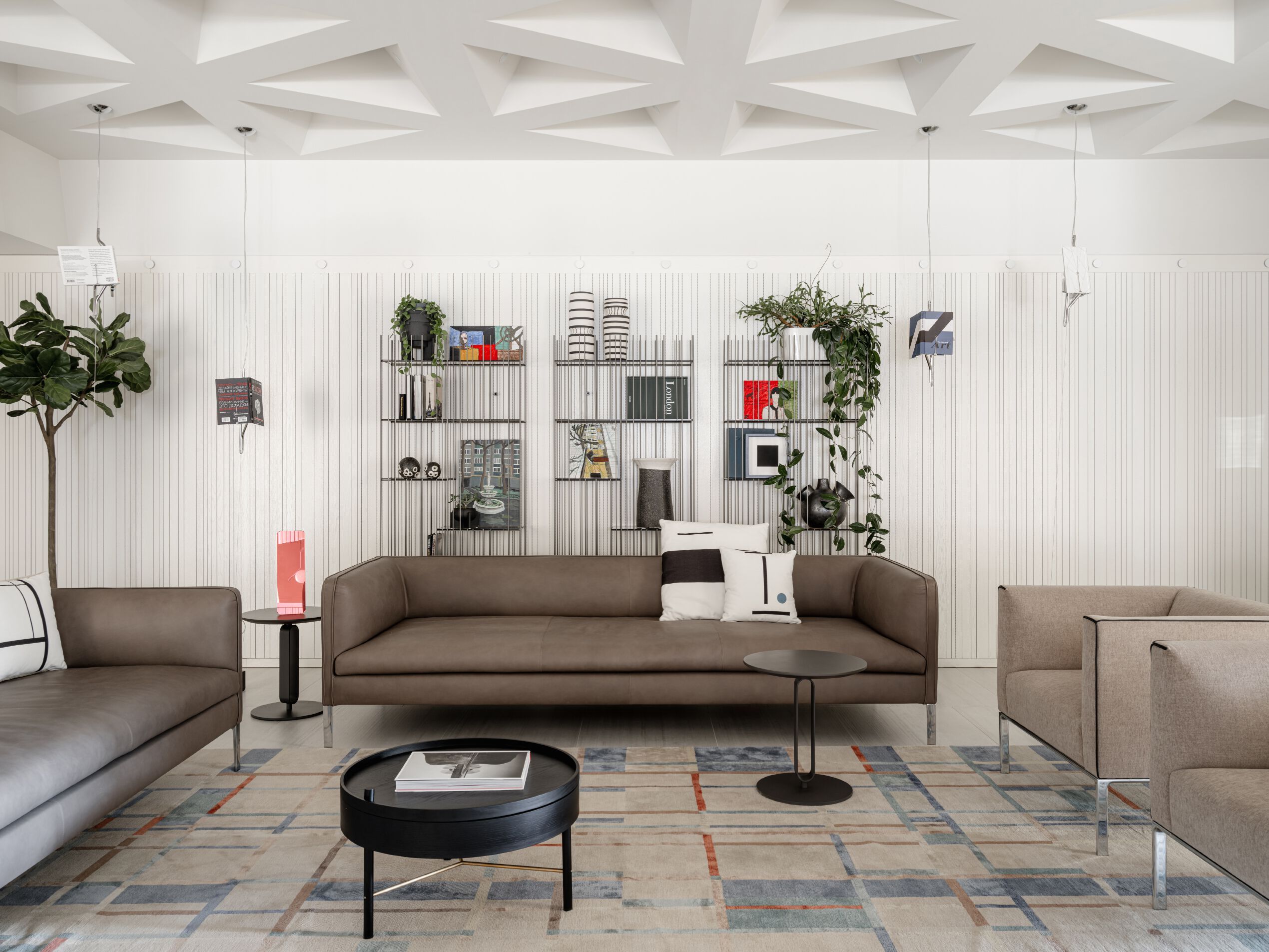 Прямоугольный ковер ручной работы Tapis Rouge абстракция ARCH-00002774 - Вид №5