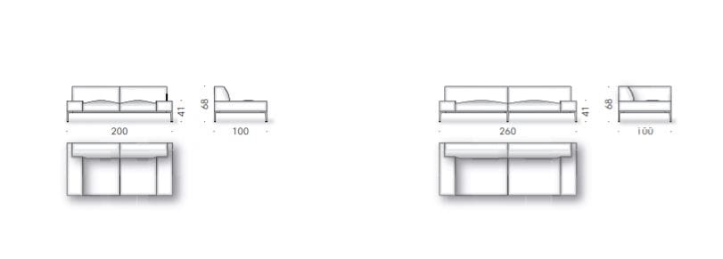 Кожаный модульный диван DE PADOVA Horizontal ARCH-00065905 - Вид №4